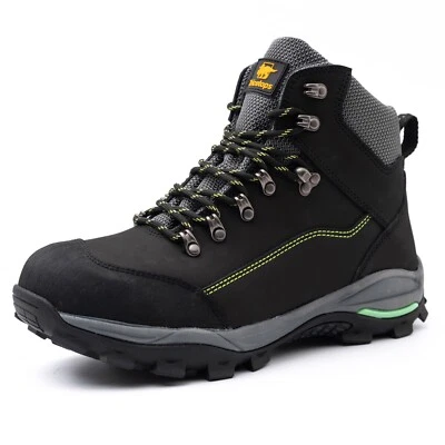 Sicherheitsschuhe S3 Herren Stahlkapp SRC Wasserdicht Komfortabele Arbeitsschuhe