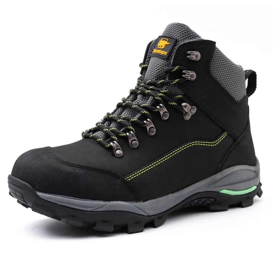 Sicherheitsschuhe S3 Herren Stahlkapp SRC Wasserdicht Komfortabele Arbeitsschuhe - Bild 1 von 4