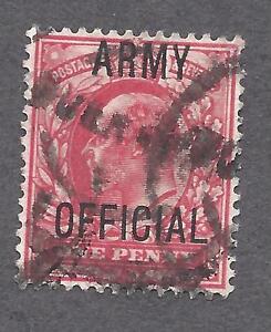 GREAT BRITAIN - SCOTT'S #O64, ARMY OFFICIAL, USED - EXCELLENT CONDITION