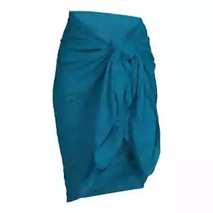 Time and Tru Women's Textured Solid Pareo - One Size - Picture 1 of 5