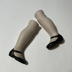 Vintage Doll Legs Replacement Parts Restore Bisque Porcelain For 22” Dolls Shoes - Picture 1 of 9
