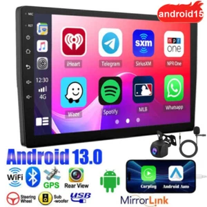 Autoradio 9/10.1" Android15 Carplay GPS Navi WiFi BT 2+64GB 2Din + Fotocamera - Foto 1 di 20
