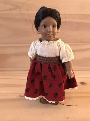 Mini muñeca Pleasant Company American Girl Josefina 6" con ojos de cristal Foto 1 de 4