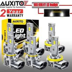 AUXITO Combo 9005 9006 H11 LED Headlight High Low Beam Fog Light White CANBUS US - Bild 1 von 21