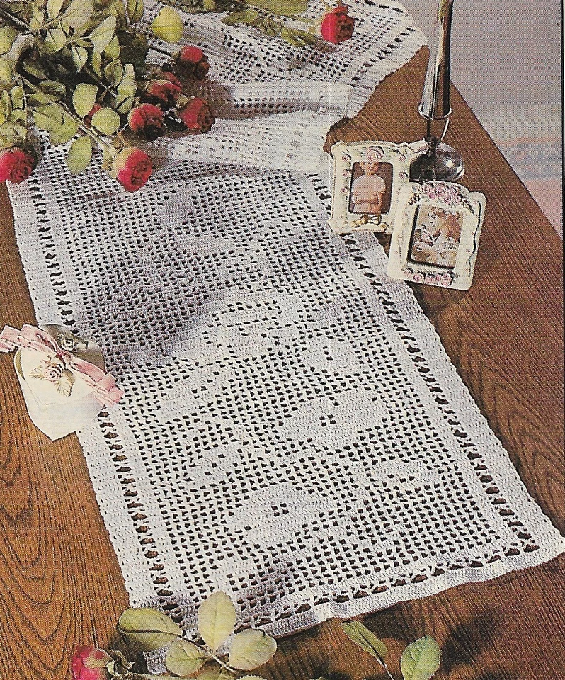 Summery Table Runner crochet pattern instructions - Image 1 of 1