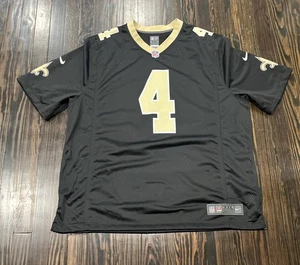 Nike New Orleans Saints Derek Carr Jersey Men’s 3XL Black Polyester NWOT - Picture 1 of 8