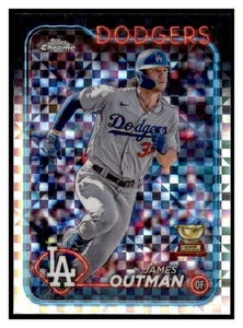 James Outman 2024 Topps Chrome #68 X-Fractors Los Angeles Dodgers - Foto 1 di 2