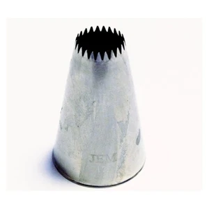 JEM #172 Fine Tooth OPEN STAR Steel Icing Piping Decorating Nozzle Tip Tube - Picture 1 of 1