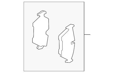 Juego de pastillas de freno de disco traseras originales Jaguar 1997-06 XK8 XKR Vanden Plas XJ8 JLM21918 Foto 1 de 2