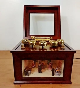 RARA Concertina animada Mr. Christmas Gold Label con 50 villancicos y clásicos - Imagen 1 de 5