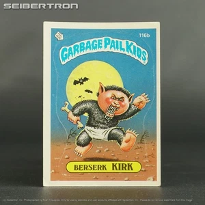 GPK 116b Berserk KIRK Topps Garbage Pail Kids Series 3 1986 870821A - Picture 1 of 8