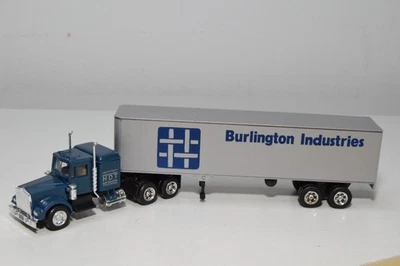 B77 1:87 HERPA PETERBILT CAMION RIMORCHIO BURLINGTON INDUSTRIES HDT EXC. COND. - Immagine 1 di 4