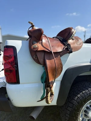 Circle A American Saddlery Bear Trap Barrel Saddle - Image 1 of 4