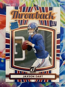 Donruss Jaxson Dart Throwback 2025 - Novato con clasificación #41  - Imagen 1 de 2