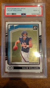 Panini Donruss Optic Caleb Williams 2024 clasificación novato PSA 10 Chicago Bears radiocontrol - Imagen 1 de 2