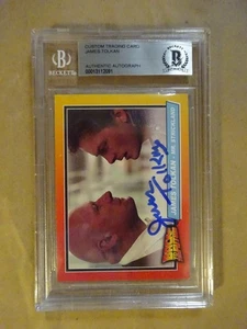 Signed James Tolkan Autographed Back To The Future Custom Trading Card BAS Slab - Picture 1 of 5