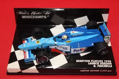 1/43 Benetton Playlife Launch Version (1998) - #5 G. Fisichella - MINICHAMPS - Immagine 1 di 3