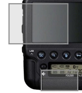 Tempered Glass LCD + Top Shoulder Info Screen Cover for Canon 1DX Mark II III - Picture 1 of 3
