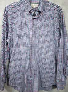 PRECIOSA Camisa Hombre Hagen Carmel Multicolor Pequeña Cuadros Algodón XL 17.5x36 - Imagen 1 de 4
