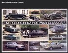 Mercedes - Benz Postwar Classics History - Out of Print Car Poster!! Own It!