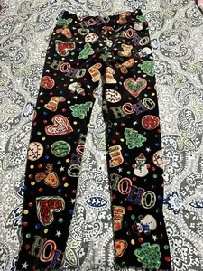 No Boundaries pajama lounge pants. lights , Snowman etcChristmas Womens XL 15-17 - Picture 1 of 4