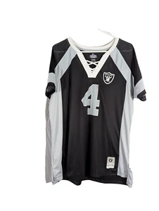 Majestic Fan Fashion men's XL Las Vegas Raiders #4 Carr jersey style shirt - Picture 1 of 5