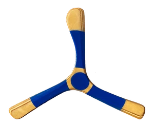 Blauer Triblader Bumerang - Tiny für Kinder - Bild 1 von 2