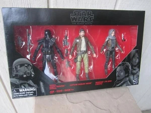 STAR WARS SERIE NERA IMPERIAL DEATH TROOPER & CAPT. CASSIAN ANDOR & JYN ERSO - Foto 1 di 5