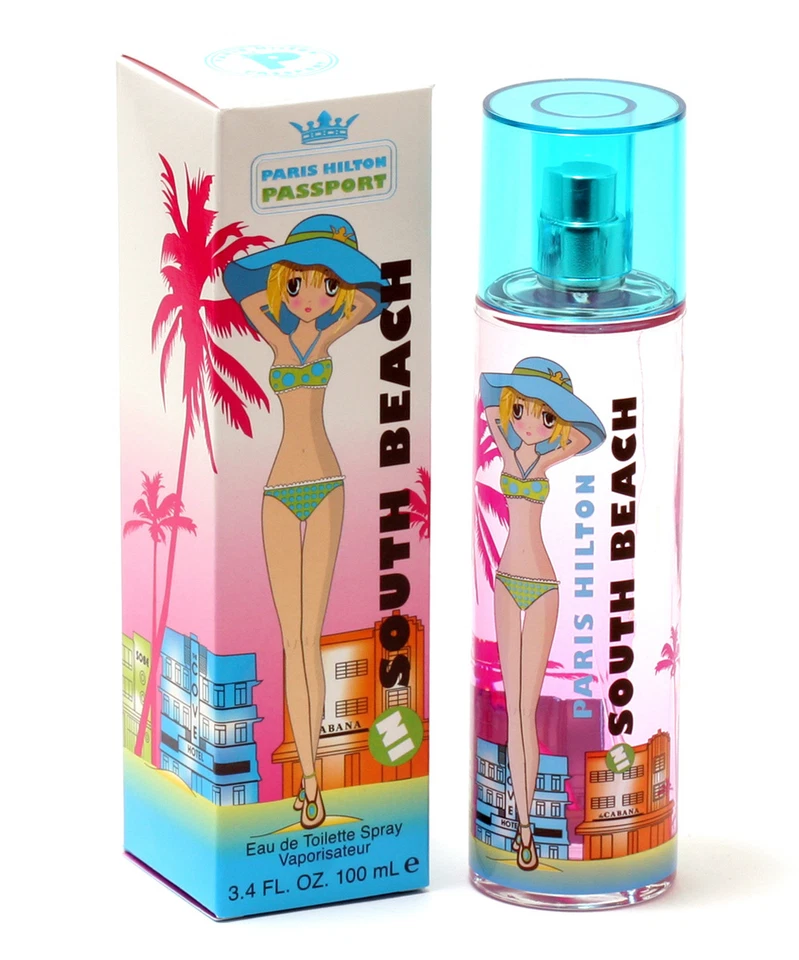 PARIS HILTON PASSPORT SOUTH BEACH EDT SPRAY (WOMEN) 3.4 OZ *NEW IN BOX* - Image 1 of 1
