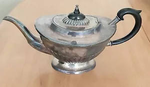 FINE QUALITY ENGLISH ANTIQUE SHEFFIELD ART NOVEAU SILVER PLATE TEAPOT - Picture 1 of 6