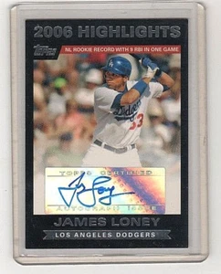 James Loney 2007 Topps Highlights Certified Autograph - Bild 1 von 1