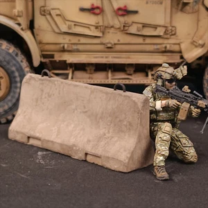 Diorama 1/35 modello barriere cemento per carro armato veicolo corazzato scena militare prop - Foto 1 di 16