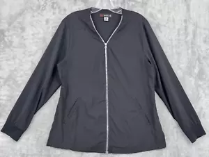 Koi Basics Scrub Jacket Womens Medium Full Zip Lightweight Pockets Style 423 - Picture 1 of 8