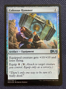 Magic the Gathering Colossus Hammer 223/280 Foil Near Mint 2020 Core Set - MAP