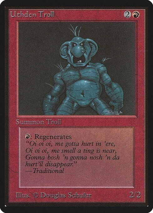 Uthden Troll ~ Limited Edition BETA [ NearMint ] [ Magic MTG ] - Image 1 of 1