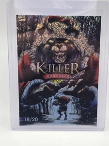 Killer Kare Bears Krampus Movie Homage Glitter Foil Trading Card #18/20 - Picture 1 of 2