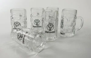 6 x Jägermeister Likör Mini-Bierkrug Shotglas Schnaps Gläser 4cl Stamper 9331 - Picture 1 of 8