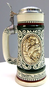 Vintage Avon Hunting & Fishing Theme Beer Stein 1978 - Picture 1 of 7