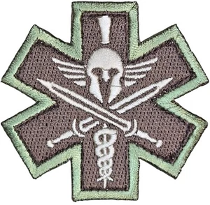 MSM TACTICAL MEDIC SPARTAN MILSPEC MONKEY MILITARY MULTICAM HOOK PATCH - Picture 1 of 2