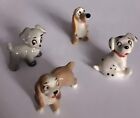 4 WHIMSIE DISNEY DOGS:ROLLY(101 DALMATIONS),SCAMP,LADY,DACHIE(BAMBI) HAT BOX VGC
