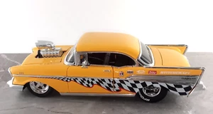 1957 Bel Air with Blower 1:24 gelb mit Grafik Diecast Bigtime Muscle von Jada - Bild 1 von 14