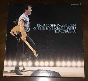 Bruce Springsteen E Street Band Live 1975-85 3 Cassette tape box set vg+ tested - Picture 1 of 8