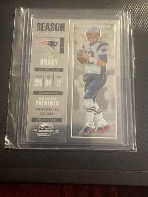 Boleto de temporada Tom Brady 2017 Contenders Optic #86 ¡¡casi nuevo-como nuevo!! CABRA Foto 1 de 2