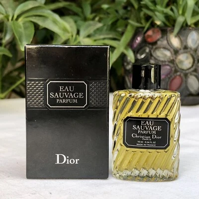 💝EAU SAUVAGE Dior PARFUM 10ml Mini Travel-Size Cologne New In Box - Image 1 of 4