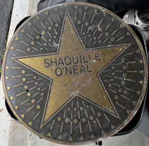 Vintage Shaquille O'Neal Messing Bronze 24" Walk of Fame Stern Einsatz SELTEN Niketown - Bild 1 von 3