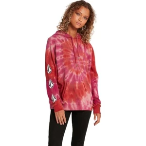 Volcom AUBURN Women's Iconic Stone Hoodie Sweatshirt, US Medium - Picture 1 of 4