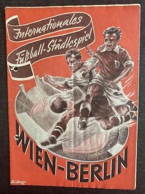 17.02.1952 Städtespiel Berlin - Wien (Österreich, Rapid, Vienna, Austria) - Bild 1 von 4