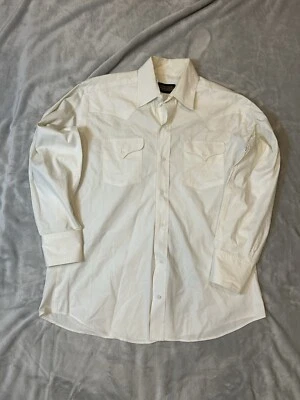 Pandle тонкий рубашка 17 35 XL Western платье белый ковбой - Изображение 1 из 4
