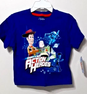 Maglietta Toy Story Buzz & Woody Action Heroes bambino 12 mesi - Foto 1 di 1