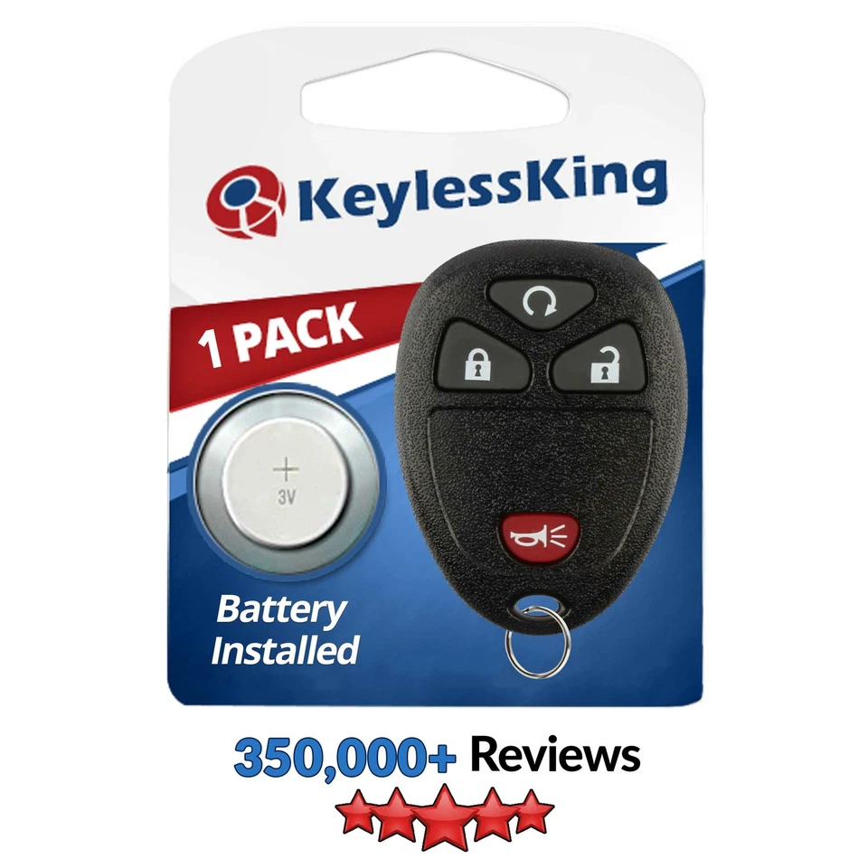 New Replacement Remote Start Keyless Entry Key Fob Clicker Control for 15913421 Foto 1 de 4